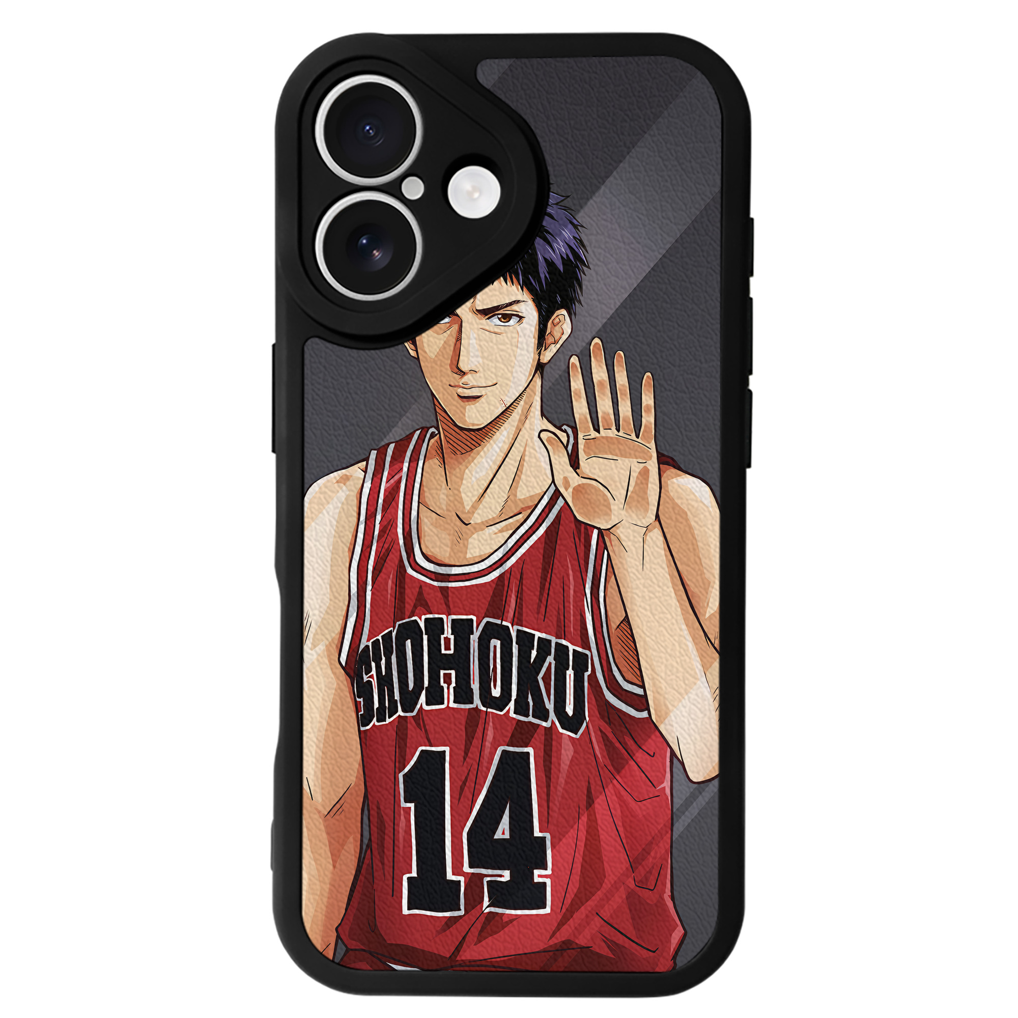（画像用） SLAM DUNK／スラムダンク 【iPhone 16シリーズ対応】シリコンスマホケース（レザー調） 材質：シリコン
